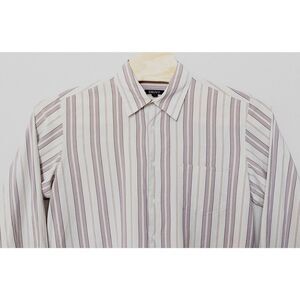 Vintage 1990’s DKNY Button Down Dress Shirt. 45% Viscose‎ Material. Large